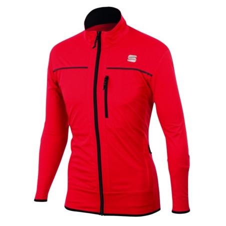 Jacka Sportful Engadin Wind Jacket röd